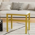 thumbnail image 2 of Semiocthome Modern Leather Backless Stool for Bedroom,15.7" White Finish, 2 of 6