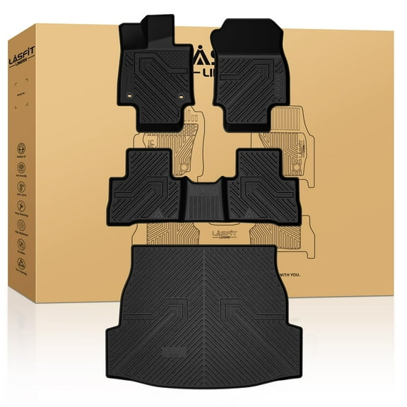 Alfombrillas y alfombrillas para maletero para Toyota RAV4 2019-2025, color negro