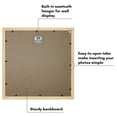 thumbnail image 2 of Americanflat 12x12 Frame with Shatter-Resistant Glass round shaped natural elevate cherished photos unique - Oak, 2 of 8