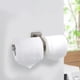 thumbnail image 3 of Stainless Steel Toilet Roll Holder Double Ring Toilet Paper Holder Wall Mounted Bathroom Toilet Pape, 3 of 5