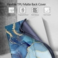 thumbnail image 4 of Fintie Keyboard Case for iPad 10th Generation 10.9 Inch Tablet (2022 Release) with Pencil Holder, Ocean Marble, 4 of 9