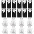 thumbnail image 1 of 100pcs Wedding Sweets Storage Boxes Bride Groom Designed Candy Storage Boxes, 1 of 8