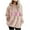 Pink, variant on Lorytime Oversized Fleece Hoodies for Women Christmas Tree Print Sweatshirt Long Sleeve Pullover with Pocket Tops