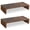 Brown-2 Pack-20 inch, variant on 20 Inch Wood Monitor Stand Riser Wooden Desktop For Pc/tv/laptop/printer Cozy With Storage Computer Space-saving
