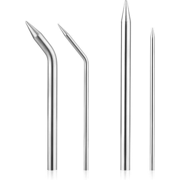 4pcs Baseball Lacing Needle, Handy Glove Shoelace Repair Kit Durable Reliable Leather Lacing Needle Precise Mitt Needle Curved Needles Tool for Softball Baseball Glove Relacing and Repair