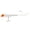 Red, variant on Tsunami Zig Jig Pro Slim 1oz. Red Head/Chartreuse Foil