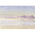 thumbnail image 2 of Sargent, John Singer 18x13 White Modern Wood Framed Museum Art Print Titled - Sunset at Sea, 2 of 4
