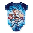 thumbnail image 2 of Ninja Kidz Baby Boy Girl Short Sleeve Rompers Bodysuit One Piece Jumpsuit Summer Outfit, 2 of 8