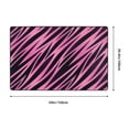 thumbnail image 5 of Area Rugs For Living Room Decor - Pink Black Zebra Print Striped Anti Slip Throw Washable Rugs 3x5 For Bedroom, Soft Indoor Carpet For Bedroom Living Room 60x39In, 5 of 5