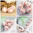 thumbnail image 4 of MasteelfCA 20Pcs Bounce Balls Baseball Pattern Bouncy Balls Creative Jumping Balls, 4 of 8