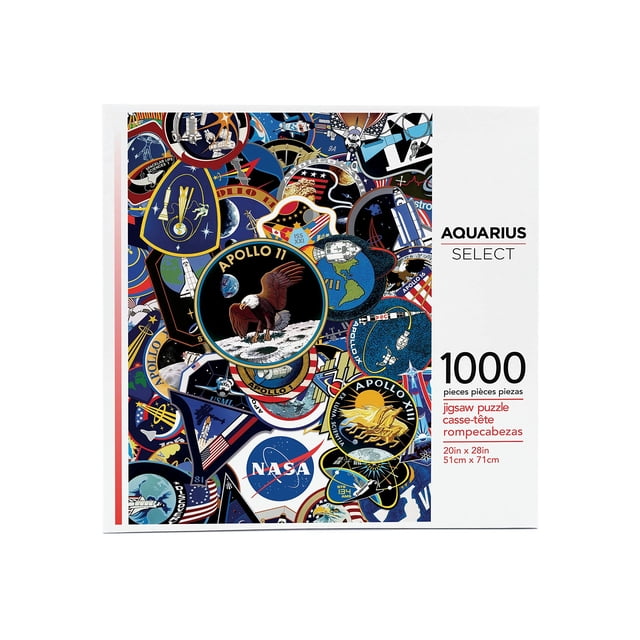 Parches para misiones de la NASA de Puzzle AQUARIUS, 1000 piezas, 50 x 70 cm