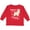 Red, variant on Grandma's You Say Alpaca My Bags Boys or Girls Long Sleeve Toddler T-Shirt