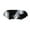 Black, variant on Motorcycle 7" Wave Windshield Windscreen Wind for Harley Touring Street Glide Electra FLHTCU Ultra FLHTK Tri Glide 1997-2013