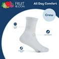 thumbnail image 5 of Fruit of the Loom All Day Comfort Boys Crew Socks, Sizes 4.5-9, 10-Pack, 5 of 7