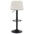 thumbnail image 4 of Bouclair Fabric and Metal Adjustable Bar Stool, 4 of 6