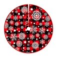 thumbnail image 3 of Alfombra de falda de árbol de Navidad, decoración de Año Nuevo, adornos para el hogar, fiesta de Navidad, decoración inferior de árbol, Alfombra de piso, manta, 90cm, 3 of 3