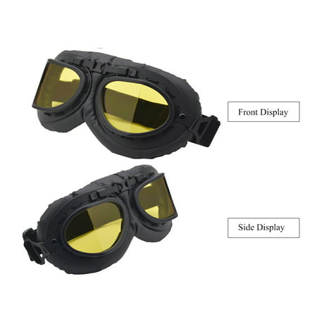 Retro Motorbike Goggles Motorcycle Scooter Glasses Cycling Eye Protection (Best Motorcycle Eye Protection)