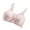 Beige, variant on Running Bra Women Padded Bra Feature V-Neck Nursing Bra Style W-63 Blue-a XL