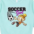 thumbnail image 3 of Inktastic Soccer Girl Toddler Sweatshirt, 3 of 4