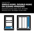 thumbnail image 6 of Perfect Aire AC Replacement Window Exhaust Kit 7.5 in. W X 10 in. H White, 6 of 7