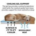 thumbnail image 4 of FurHaven Pet Products Quilted Cooling Gel Top Sofa Pet Bed for Dogs & Cats - Toasted Brown, Jumbo Plus, 4 of 13