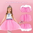 thumbnail image 6 of JBeeCtrl Princess Toys Princess Dress up Set for Little Girls with Crown, Jewelry and Shoes Kids Toys for Girls 3 4 5 6 7 Year Old Christmas Brithday Gifts for Kids Toddler, 6 of 6