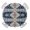 Blue Yellow Beige, variant on Christmas Tree Round Tablecloth for 45-54 Inch Tables,Fitted Table Cover with Elastic Edge,Xmas Tree Winter Snowflake Grey Rustic Waterproof Outdoor Table Cloth Protector for Patio Garden Dinner