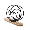 thumbnail image 3 of veasfak Napkin Holder Gift Napkin Dispenser Organizer for Tabletop Buffet Restaurant Circle, 3 of 9