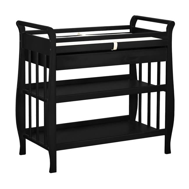black baby changing table