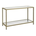 thumbnail image 2 of Studio Designs Home Camber 2-Tier Modern 47" Wide Console/Sofa Table in Gold, 2 of 8