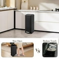 thumbnail image 6 of 8-Gallon/30L Stainless Steel Kitchen Trash Can, Fingerprint-Proof with Removable Inner Bucket, Soft Close Lid & Step Pedal for Dining Room, Bathroom, 6 of 7
