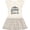 Natural with Stripes, variant on Inktastic My Grammy Loves Me Grandchild Girls Toddler Dress