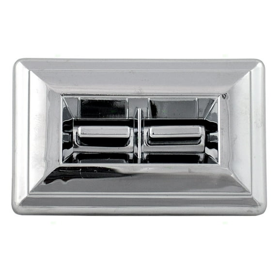 Brock Replacement Drivers Front Window Switch Bezel 2 Buttons & 6 Prongs Compatible with 80-96 Pickup Truck SUV Van 20152957