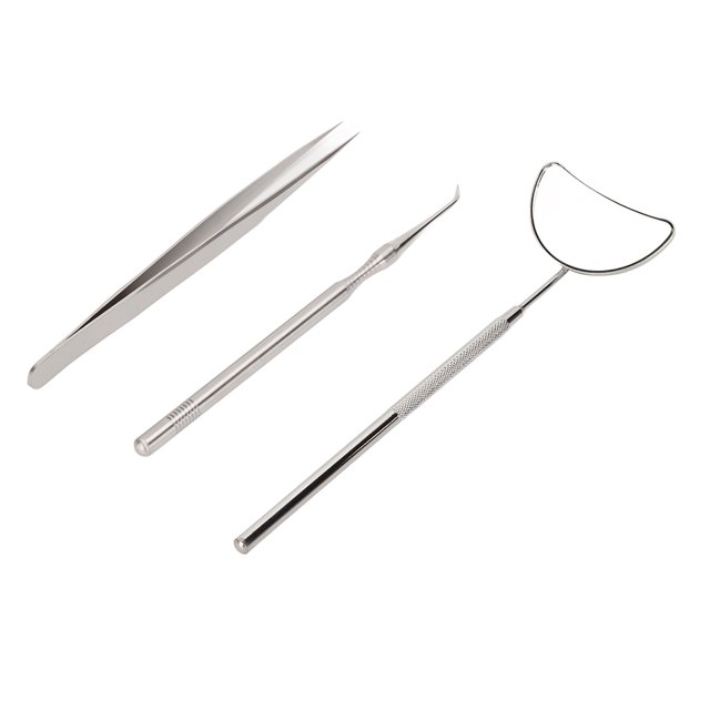 Eyelash Extensions Tweezers, 3pcs Lash Lift Tools, Professional Lash Tweezers, Stainless Steel Eyelash Separator Mirror Tweezers Set for Lash Extension