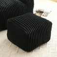 thumbnail image 5 of Jopath Giant Bean Bag Chair,Giant Plush Bean Bag Chair For Adults With Armrests And Footstool,Cozy Fluffy Cloud Mini Couch For Living Room, Bedroom & Dorm Black, 5 of 8
