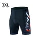 thumbnail image 2 of Yuarrent Pantalones cortos de bicicleta para hombre, pantalones transpirables a prueba de golpes, tres bolsillos acolchados, ropa deportiva Ciclismo tipo 1 3XL, 2 of 6