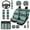 Blue Aztec, variant on Yuyamidu Halloween Skull 14 Pcs Car Seat Covers with Steering Wheel Cover,Seat Belt Covers Cup Holder with Keychain,Novelty Automotive Protector Set Unverisal Fit Cars SUV Turcks