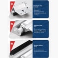 thumbnail image 2 of Inteprter Cerradura de refuerzo para puerta de aleación de aluminio, robusta y confiable para la seguridad del dormitorio. Cerradura de refuerzo Cerraduras de hardware plata, 2 of 6