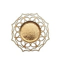 thumbnail image 6 of Efavormart 6 Pack | 13" Gold Floral Cutout Acrylic Charger Plates, Hollow Flower Decorative Plastic Serving Plates, 6 of 11
