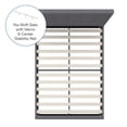 thumbnail image 5 of DeCoro Seattle Modern Tufted Upholstered Platform Bed | Headboard and Wood Frame with Wood Slat Support, Queen, Peyton Steel, 5 of 11