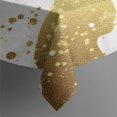 thumbnail image 4 of White Marble Gold Spot Pattern Rectangle Tablecloth 60"x102",Waterproof Polyester Rectangle Table Cloth, Wipeable Spillproof Polyester Tablecloth for Dining, Camping, Indoor and Outdoor, 4 of 6