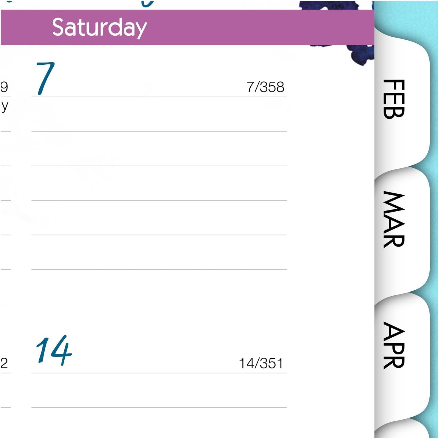 AT-A-GLANCE Weekly / Monthly Planner / Appointment Book 2017, 8-1/2 x 11", Professional, Wild Washes (523-905) Large 2017