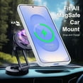 thumbnail image 4 of NGB SUPREMACY For Samsung Galaxy S24/S25 Phone Case Fast Wireless Charging MagSafe/Qi Strong Magnetic Car Mount Galaxy S24/S25 Case Cover, 4 of 7