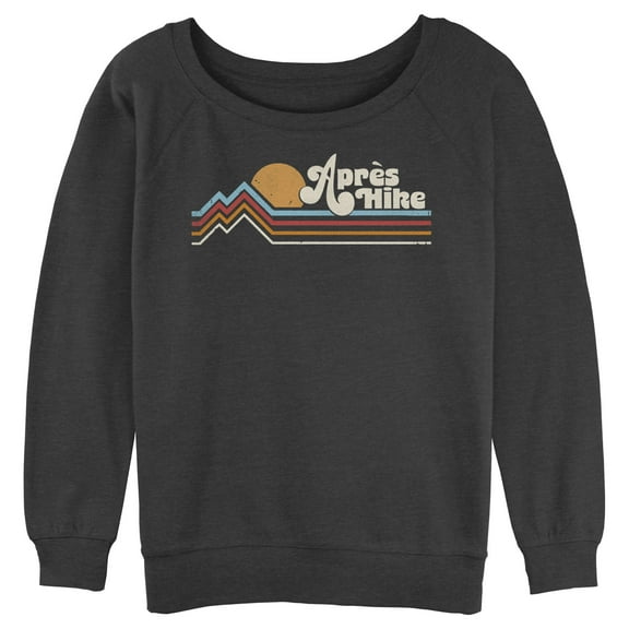 Junior's Lost Gods Apres Hike  Sweatshirt Charcoal Heather Small