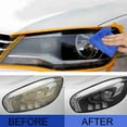 thumbnail image 2 of Car Headlight Lens Restoration System Kit Plastic Lights Cleaner Polish, 2 of 9