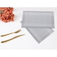 thumbnail image 6 of Unique Bargains Placemats Set of 8 for Dining Table Indoor Decor Kitchen Mat Light Gray, 6 of 7