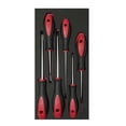 thumbnail image 2 of Juego de 6 Destornilladores Bimaterial Urrea CH115 Punta Plana Phillips Y Cabinet, 2 of 2