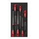 thumbnail image 2 of Juego de 6 Destornilladores Bimaterial Urrea CH115 Punta Plana Phillips Y Cabinet, 2 of 2