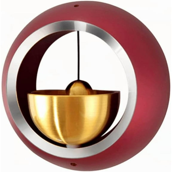 Shopkeepers Bell for Door Opening, Magnetic Doorbell Wind Chime for Refrigerator, Room, Restaurant,Door Chime for Business,Entrance Hanging Decorations- Creative Gift (red)