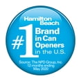 thumbnail image 5 of Hamilton Beach Smooth Touch Electric Can Opener, Automatic Can Opener, Includes Scissors, Black and Chrome, 76607, 5 of 6